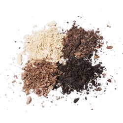 Fards à paupières Camaïeu de marron Coffee & Cream bio - Benecos klessentiel.com