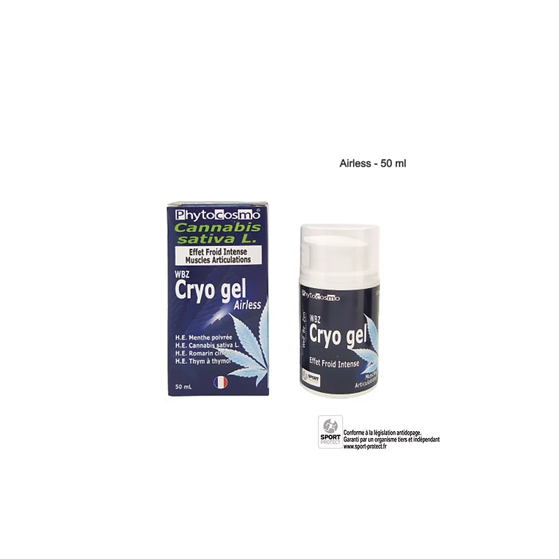 WBZ Cryo Gel effet froid - PhytoCosmo klessentiel.com