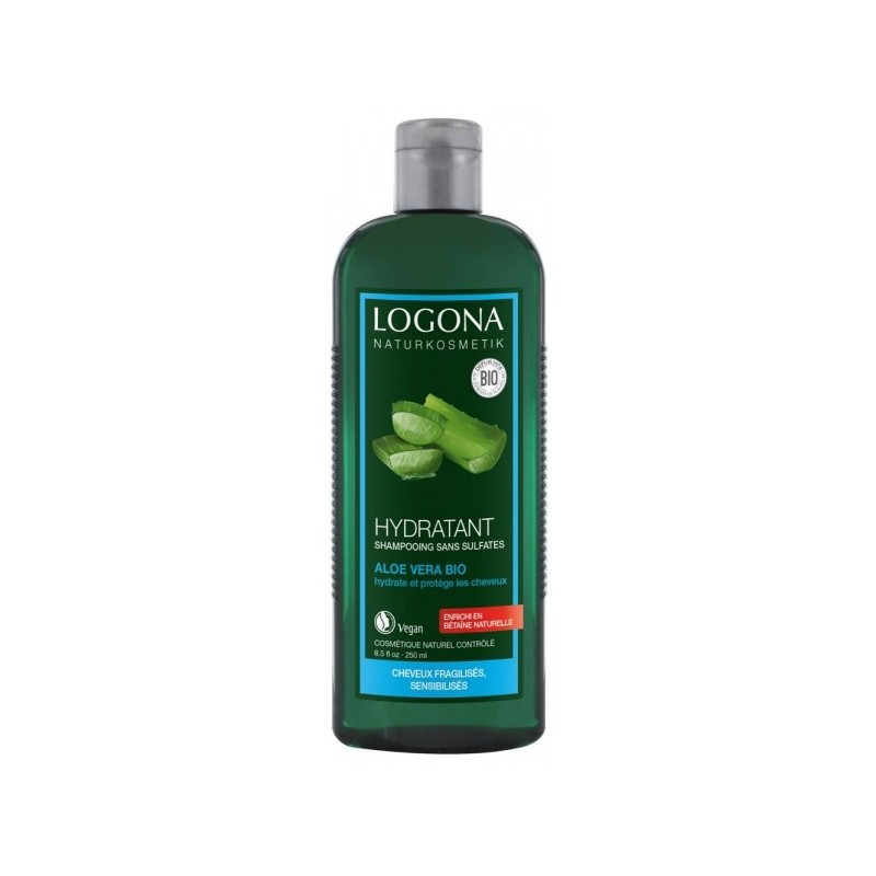 Shampoing hydratant à l'aloe véra Bio Logona klessentiel.com