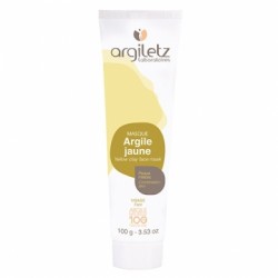 Masque d'Argile jaune peaux mixtes - ArgileTz klessentiel.com