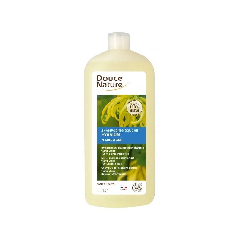 Shampoing douche Évasion ylang-ylang Douce Nature klessentiel.com