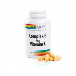 Complex B plus vitamine C Solaray klessentiel.com